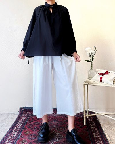 شلوار دامنی رنگ سفید